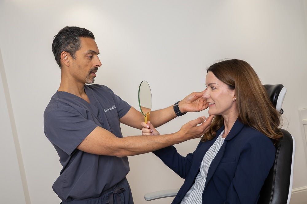 Deep Nasolabial lines